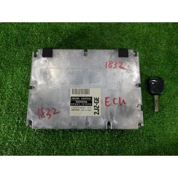 POMです プログレ GF-JCG11 エンジンコンピューター/ECU 2JZ-GE 1C0 89661