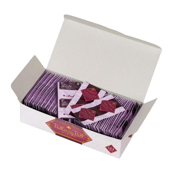 うすうす コンドーム Rich リッチ TOP OF THE TOP 0.02mm Mサイズ 144個 スキン 業務用 避妊具 グロス うすい 薄い スキン 002