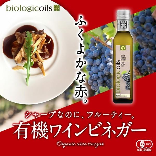 イタリア産有機ワインビネガー(赤)3本セット(有機ぶどう酢)(有機赤ワイン)有機JAS認証 国際規格HACCP認証 香料・酸化防止剤・保存料などの添加物一切なし