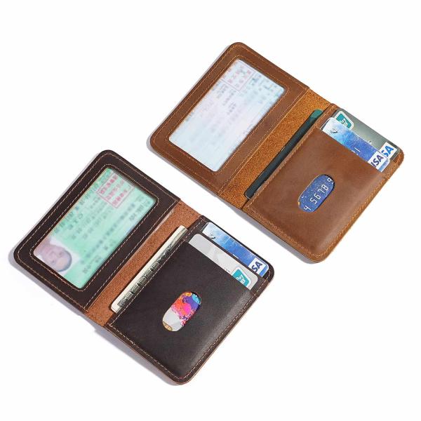 カードケース 本革 牛革 レトロ 薄型 免許証ケース 超薄型 メンズ レディース