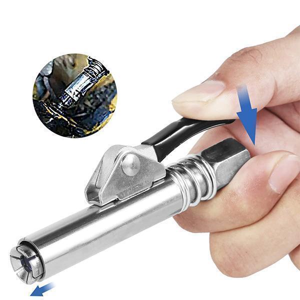 高圧グリースノズル フレキシホース グリースガン グリースカプラー ロックカプラー グリスカプラー グリス注入器 グリース ガン グリス継手 1/8NPT