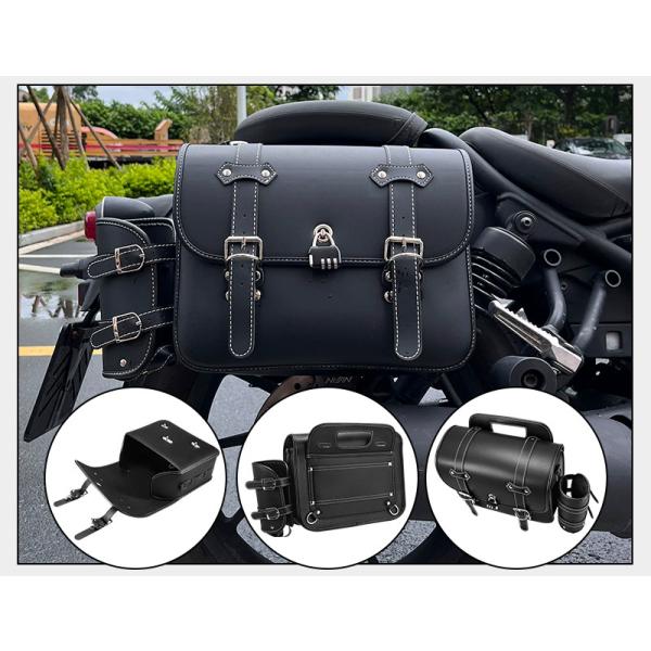 15L サイドバッグ 250 500 1100対応 バイク用 サドルバッグ レブル 250 大容量 防撥水 防水 ドリンクホルダー付き