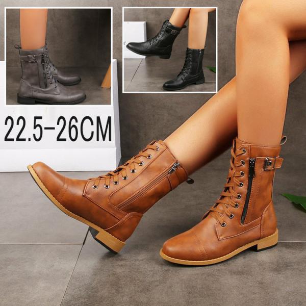 ブーツ ハイカットスニーカー シューズ レースアップ ブーツ ショートブーツ 大きいサイズ レディースブーツ ショート丈 フラットシューズ ぺたんこ 秋 冬 靴 Sekicxj Jm1852 良品店ヤフーショップ 通販 Yahoo ショッピング