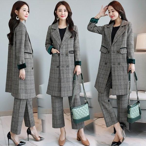 セットアップ レディース 秋冬 パンツスーツ スーツジャケット 2点セット 千鳥柄 お洒落 通勤 Ol 母 卒業式 セレモニー 30代 40代 Tz16 Buyee 日本代购平台 产品购物网站大全 Buyee一站式代购 Bot Online