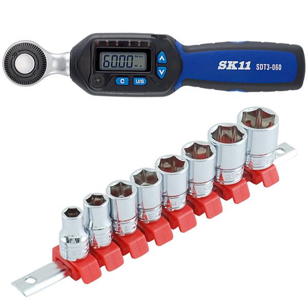 SK11 即日出荷 藤原産業 デジタルトルクレンチ&ソケットセット SK11 即日出荷 藤原産業 デジタルトルクレンチ&ソケットセット