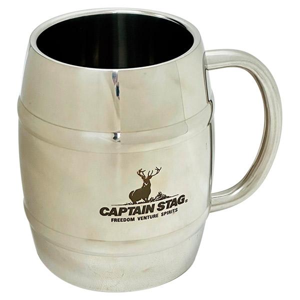 CAPTAIN STAG（キャプテンスタッグ） ダブルステン樽型マグカップ