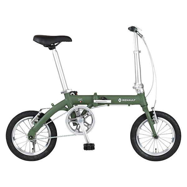 RENAULT ライト8 オリーブグリーン ルノー RENAULT 14型 アルミ折畳み自転車 LIGHT8 ライト8 AL