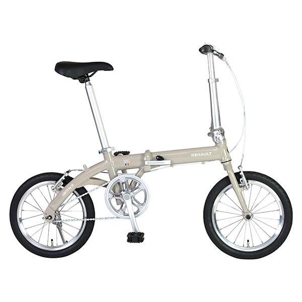 ルノー（RENAULT） RENAULT 16型 折畳み自転車 LIGHT8 Ver.16 ベージュ