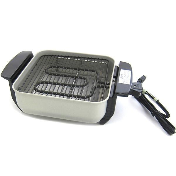 本体兼用水受皿で煙の軽減ができる、コンパクトサイズの網焼き器！ヒーターの下に反射板を置くことで、下へ逃げていたヒーターの熱が上に反射され、効率よく食材を焼き上げます。早く焼けるから省エネにもなる、便利な網焼き器です。本体兼用水受け皿になって...