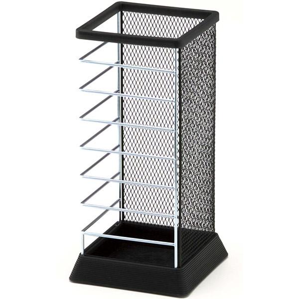 玄関スペースをさりげなく彩るインテリア性に優れたアンブレラスタンド。スチールメッシュとロッドを使った多彩なフォルムとデザイン。クールでこだわりのあるエントランスを演出します。商品サイズ(約)：W21.5×D21.5×H45cm重量：約1.4...