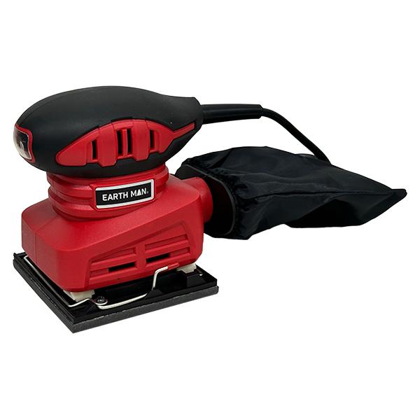 ●木材の表面仕上げ・面取り作業に●片手サイズなので取り回しラクラク●手の小さい女性でも扱いやすい商品サイズ(約)：長さ240×幅115×高さ135mm(ダストバッグ含む)重量：約1.1kg電圧：AC100V周波数：50/60Hz電流：1.9...