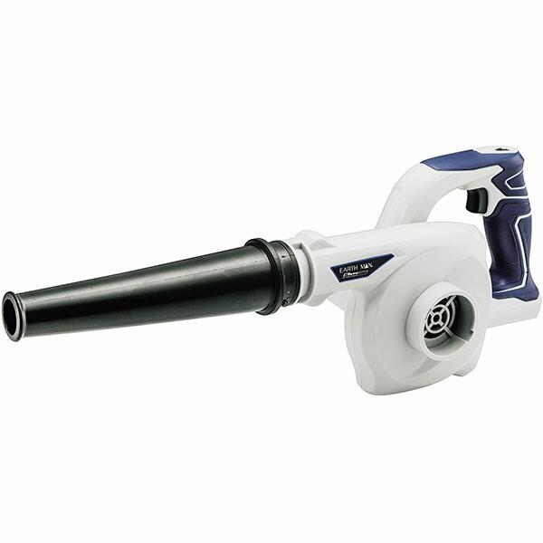 機械・作業場等での吹き飛ばし清掃に、ほこり・木粉の吸い込み清掃に。吹き飛ばし＆吸い込みの１台２役。※バッテリーパック・充電器は別売となります。モーター電圧：DC14.4V無負荷回転数：〜約13,500min-1(最大)変速式風量：〜約1.7...