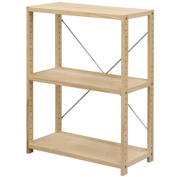 エイ・アイ・エス 直送 日時指定不可 パインラック3段60 NA HZPR