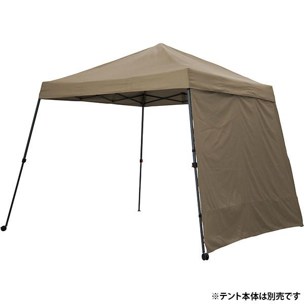 タカショー EGプッシュテント サイドシート カーキ SHR-C02K 