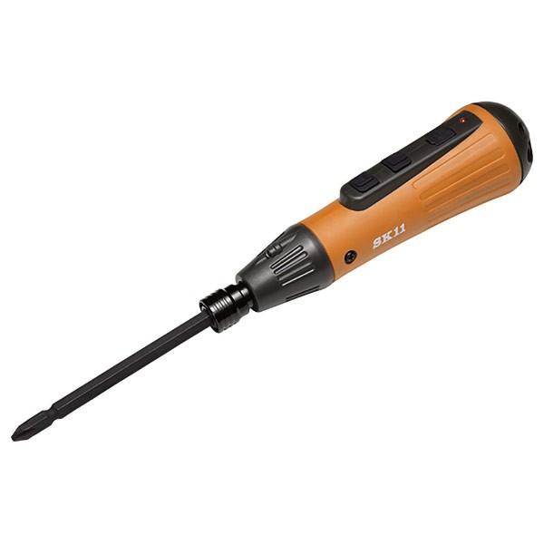 他サイト： 即日出荷 藤原産業 SK11 充電式デュアルドライバー SDV-DUO-OR/BK オレンジ 電動ドライバーの商品画像