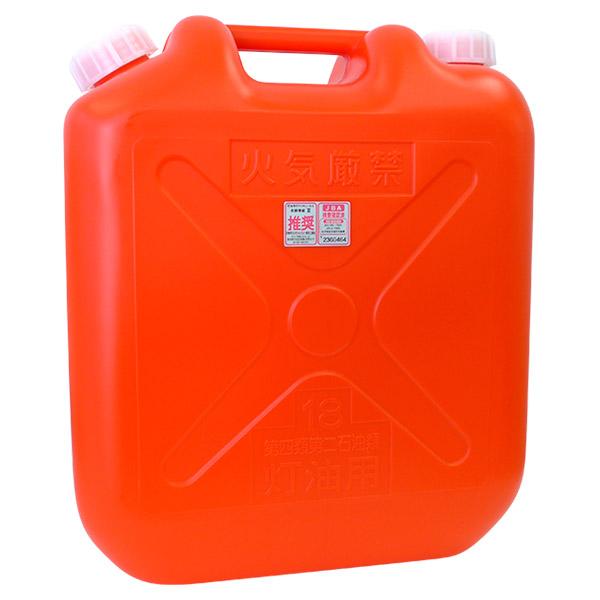 ◇規格適合製品◇汎用タイプ。使用頻度が高い方にお勧め。「JIS　Z　1710：2012」規格適合製品です。本体・キャップ全て国産です。50φキャップ仕様。容量：18L主原料：ポリエチレン重量：約1.1kg商品サイズ(約)：W345×D183...