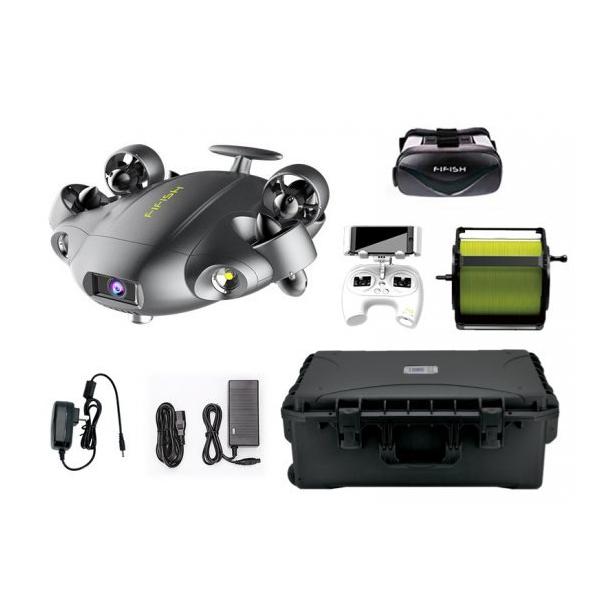 【新品】QYSEA FIFISH V6S 水中ドローン QYSEA FIFISH V6 EXPERT 水中ドローン 200mケーブル + ハード