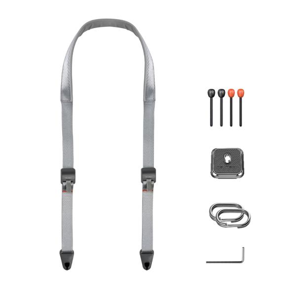 PGYTECH カメラショルダーストラップ(ロックグレー)【ピージー