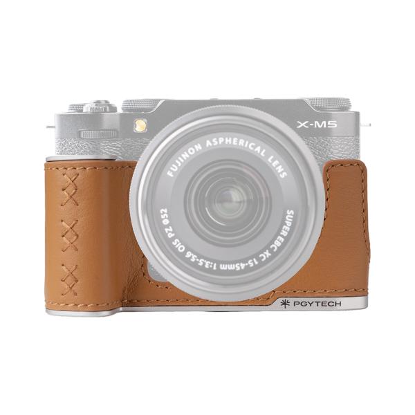 【未使用品】PGYTECH 10TH 記念ボックス カメラアクセサリー PGYTECH レザー カメラケース FUJIFILM X-M5用 クレイブラウン