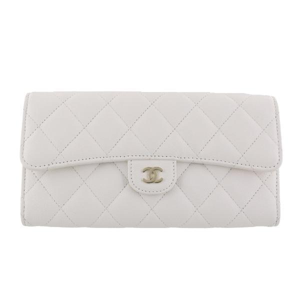 CHANEL（シャネル） 長財布 レディース マトラッセ ホワイト AP0241