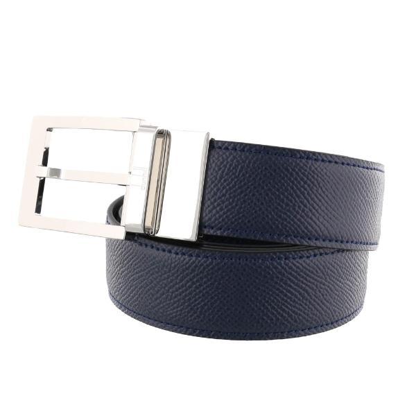 dunhill（ダンヒル） ベルト メンズ ネイビー ブラック リバーシブル