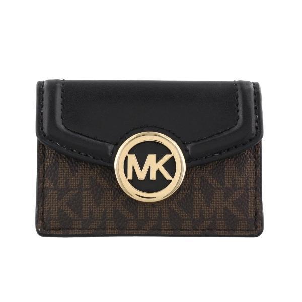 MICHAEL KORS マイケルコース レザー×PVC 三つ折り財布レディース MICHAEL KORS マイケルコース 財布 二つ折り レディース