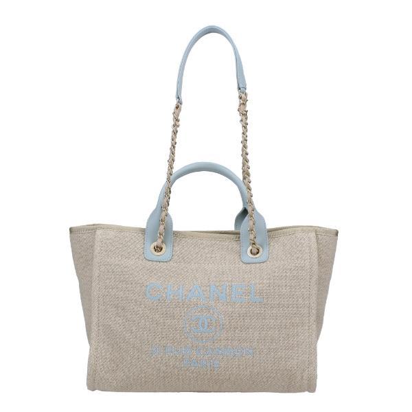 シャネル CHANEL トートバッグ レディース ベージュ ブルー AS3257 シャネル CHANEL トートバッグ レディース ベージュ ブルー AS3257