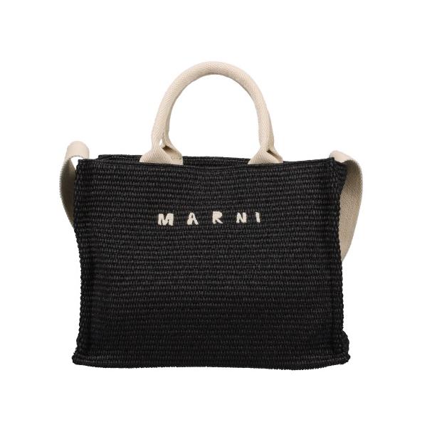MARNI（マルニ） トートバッグ かごバッグ カゴ レディース ブラック