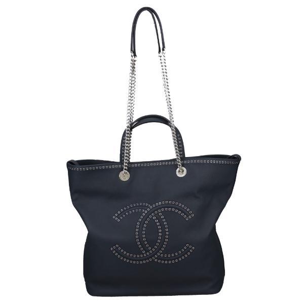 シャネル CHANEL トートバッグ レディース ネイビー AS0449 B00193