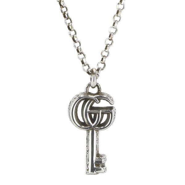 グッチ GUCCI ネックレス レディース DOUBLE G KEY シルバー 627757