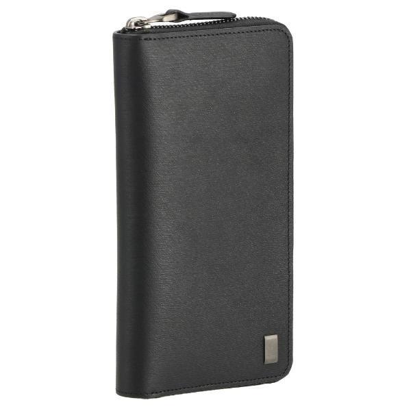 ダンヒル dunhill 長財布 メンズ ブラック 21FS218SG001R PLAIN