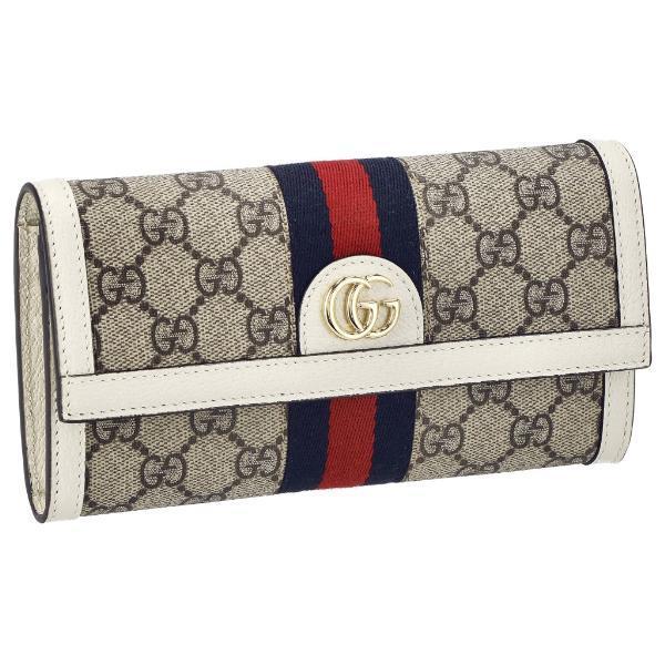 グッチ GUCCI 長財布 レディース オフィディア ホワイト 523153 96IWG