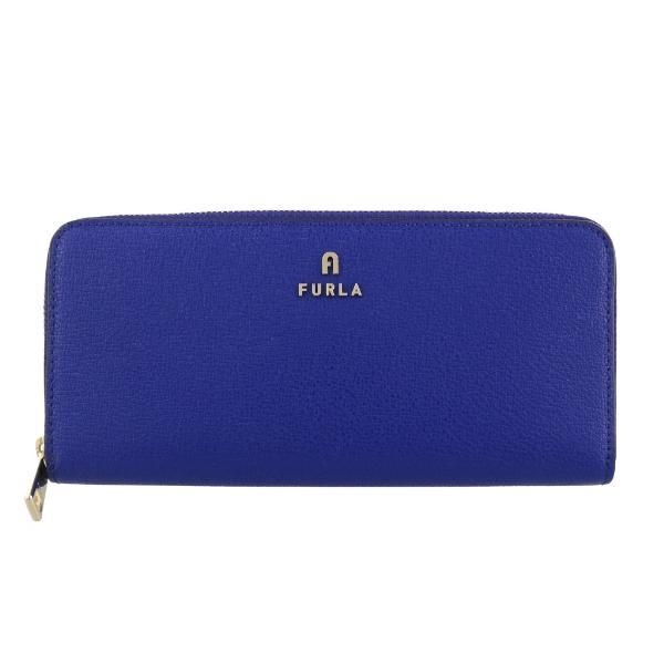 新品未使用 フルラMAGNOLIA マグノリア　二つ折り財布 レザー　ブルー FURLA（フルラ） 長財布 レディース マグノリア ブルー WP00192 AX0732