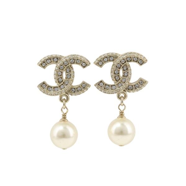CHANEL シャネル ピアス レディース CCマーク ゴールド A86506