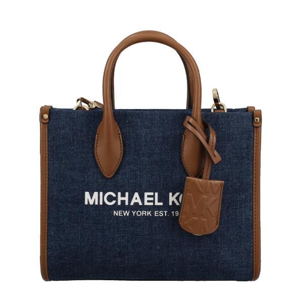 MICHAEL KORS ネイビーハンドバッグ 中古・古着通販】MICHAEL KORS (マイケルコース) トートバッグ