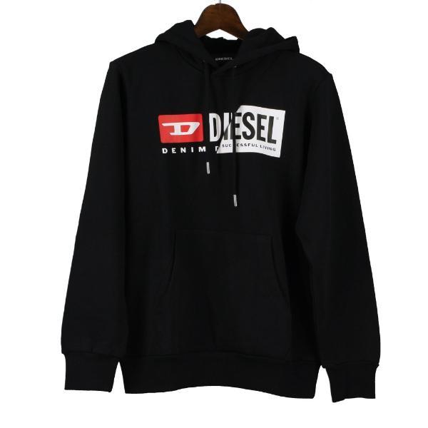 DIESEL ディーゼル パーカー メンズ ブラック Mサイズ A00339