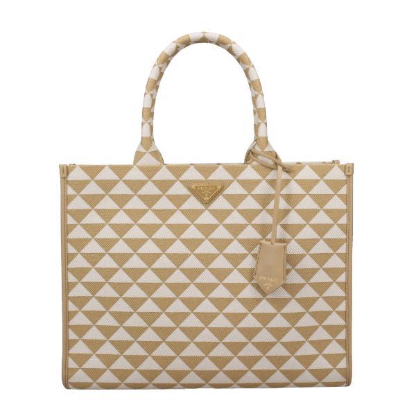 PRADA プラダ トートバッグ レディース ベージュ 1BA356 V OOM