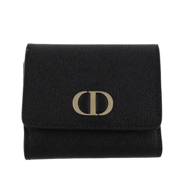 クリスチャンディオール Dior 三つ折り財布 レディース ブラック S2057