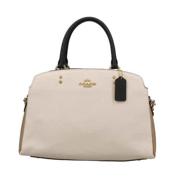 COACH ベージュ ホワイト ハンドバッグ COACH（コーチ） アウトレット ハンドバッグ レディース ホワイト
