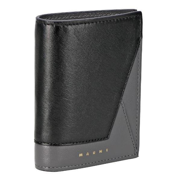 MARNI（マルニ） 二つ折り財布 レディース ブラック PFMO0055U1 P2644
