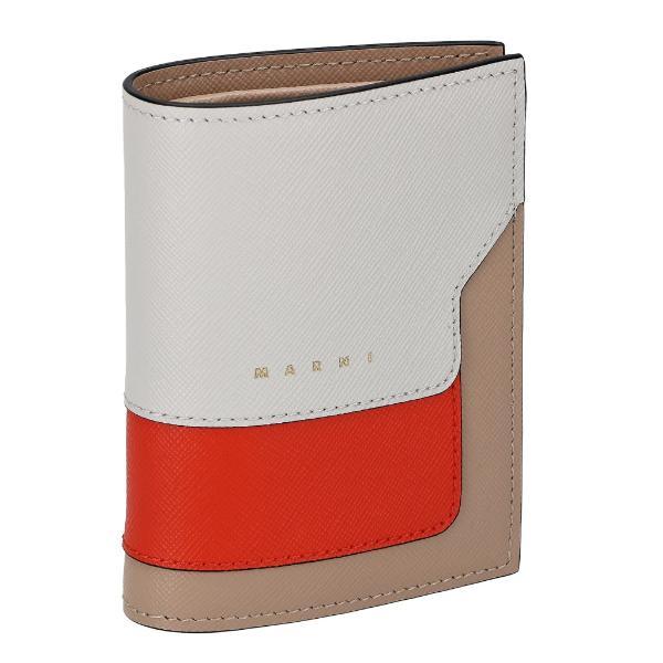 MARNI（マルニ） 二つ折り財布 レディース TRUNK TRI COLOR