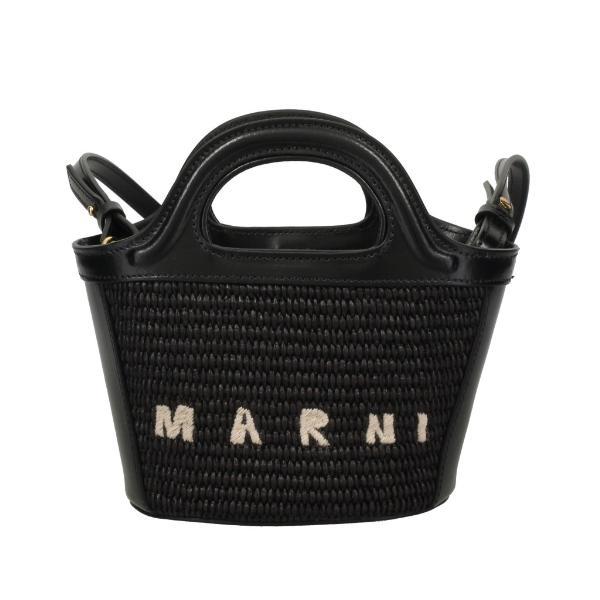 MARNI ブラック かごバッグ MARNI（マルニ） かごバッグ ハンドバッグ レディース ブラック