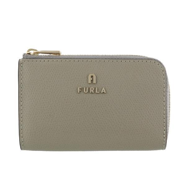 新品　正規品☆FURLA フルラ キーケース　グレー グレーベージュ レザー FURLA（フルラ） キーケース レディース カメリア グレー WR00435