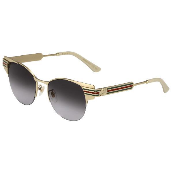 GUCCI サングラス 黒 Amazon.com: Gucci GG0321S Gold/Dark Havana One Size