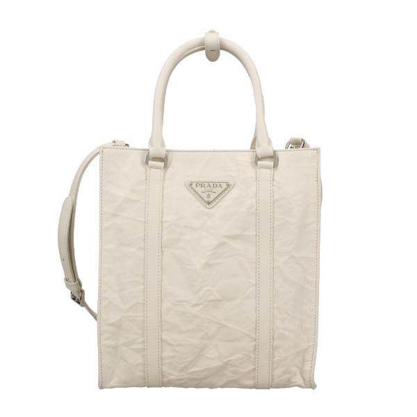 PRADA プラダ ショルダーバッグ レディース ロゴ ホワイト PRADA プラダ ショルダーバッグ レディース ロゴ ホワイト