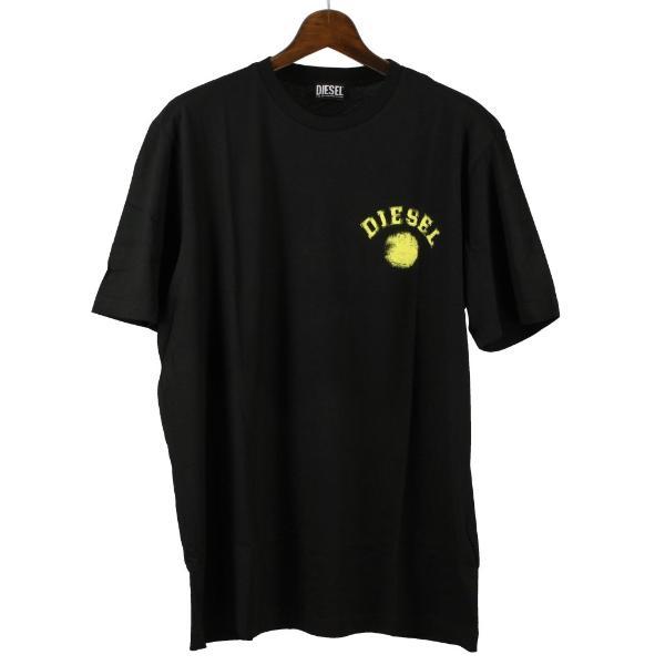 DIESEL（ディーゼル） Tシャツ 半袖 メンズ T JUST K3 ブラック XL