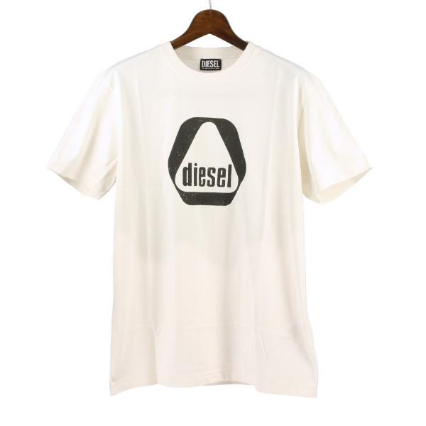 DIESEL（ディーゼル） Tシャツ メンズ T DIEGER G10 Lサイズ ホワイト
