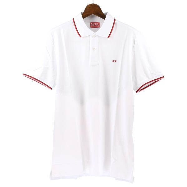 DIESEL ディーゼル ポロシャツ メンズ T SMITH D ホワイト XL DIESEL ディーゼル ポロシャツ メンズ T SMITH D ホワイト XL