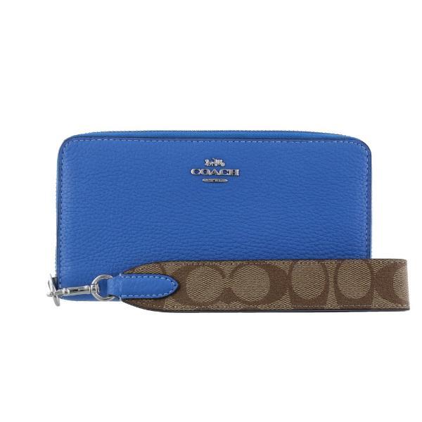 COACH/アウトレット 長財布(ブルー) COACH（コーチ） アウトレット 長財布 レディース シグネチャー