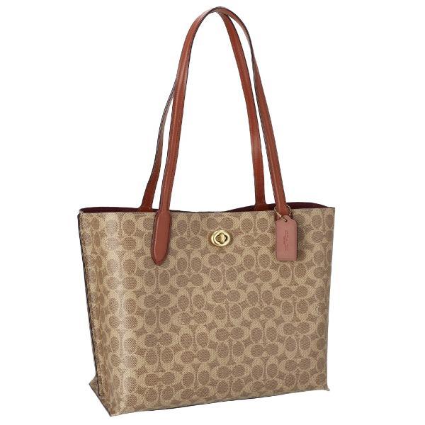 コーチ COACH トートバッグ レディース シグネチャー タン/ラスト 